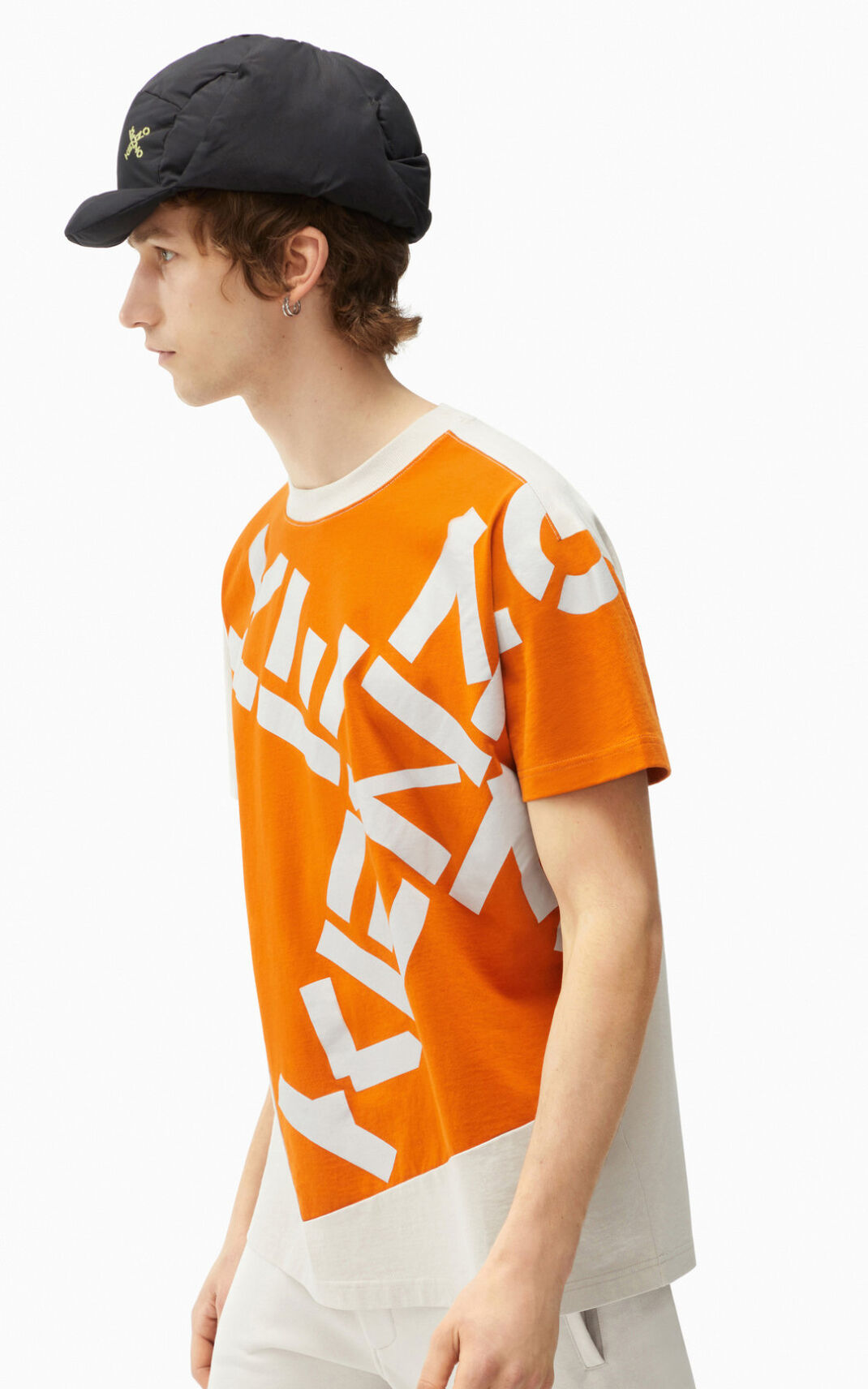 Kenzo Sport Big X T-shirts Herre - Dyb Orange DK-177789